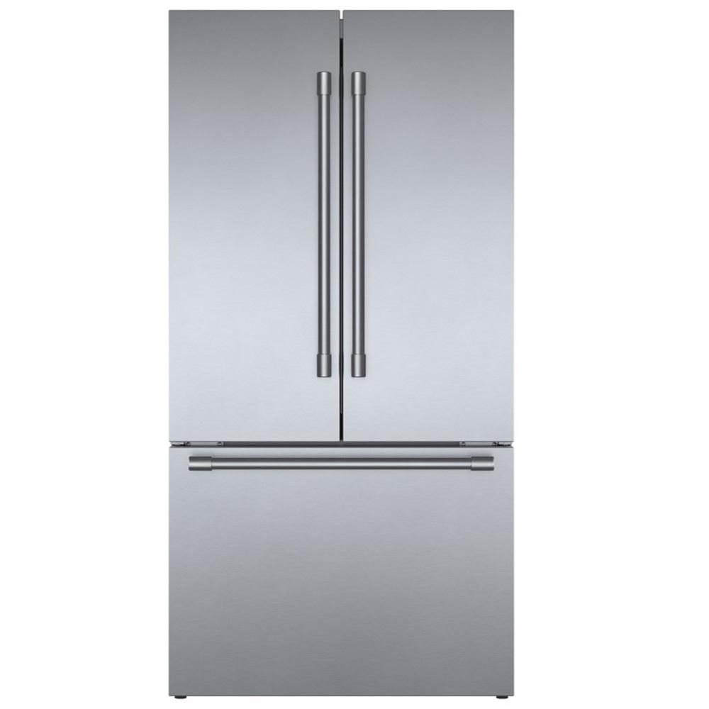 Bosch 800 Series 36 in. 21 cu. ft. French Door Refrigerator in Stainless Steel with 3 Doors and
