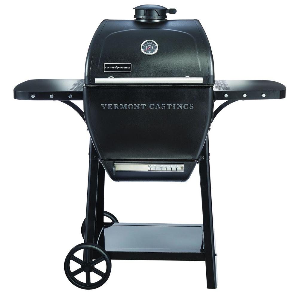 Vermont Castings Pioneer Kamado Charcoal Grill in Black ...