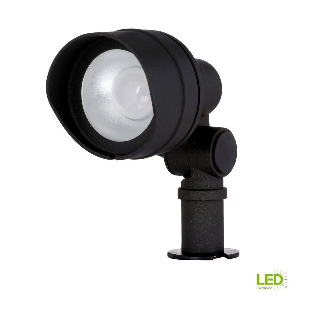 Hampton Bay Low Voltage 20 Watt Equivalent Black Outdoor Integrated Hampton Bay Low Voltage 20 Watt Equivalent Black Outdoor Integrated Led Landscape Flood Light