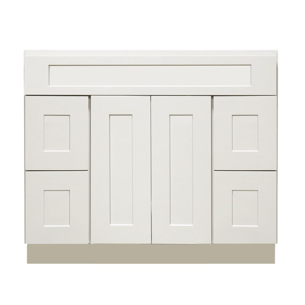 Plywell Ready to Assemble Shaker 60 in. W x 21 in. D x 34.5 in. H