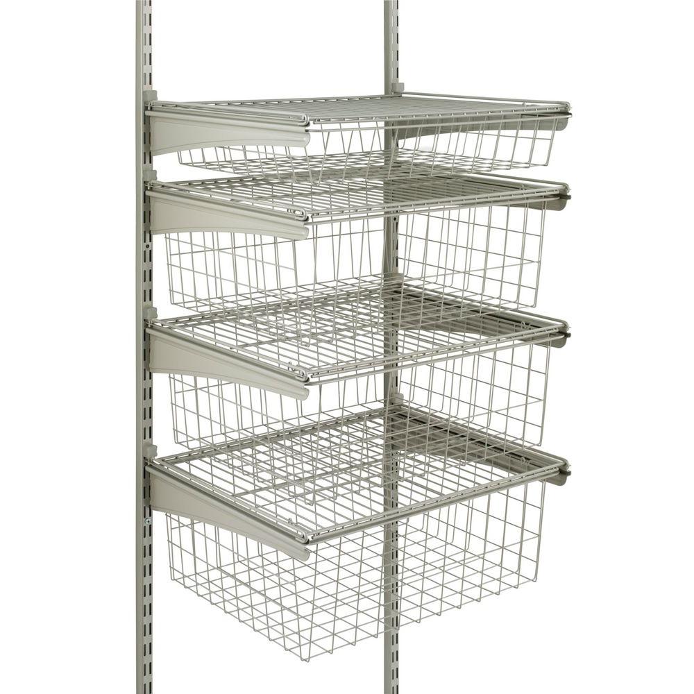 ClosetMaid 17 in. D x 21 in. W x 27 in. H ShelfTrack 4 ...