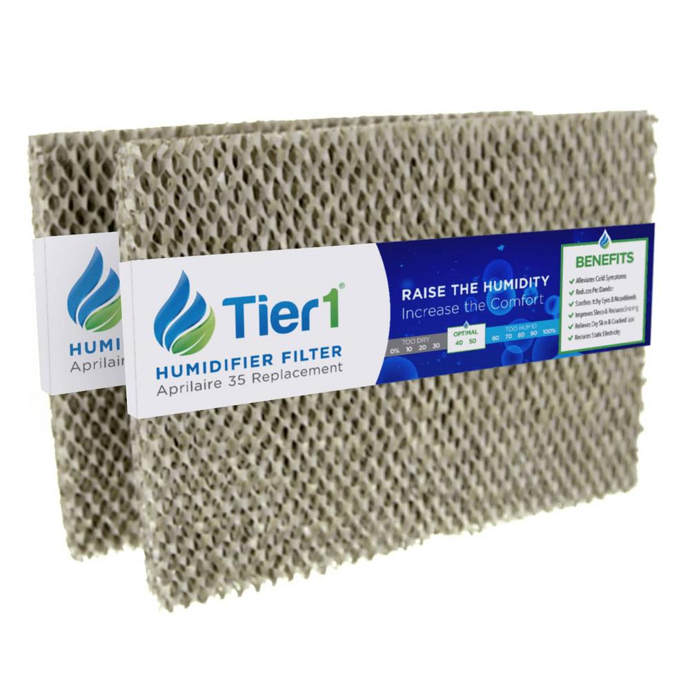 Tier1 Replacement For Aprilaire 35 Models 350 360 560 560a 568 600 Humidifier Filter 2 Pack Tier1 Hmf1030 2pk The Home Depot