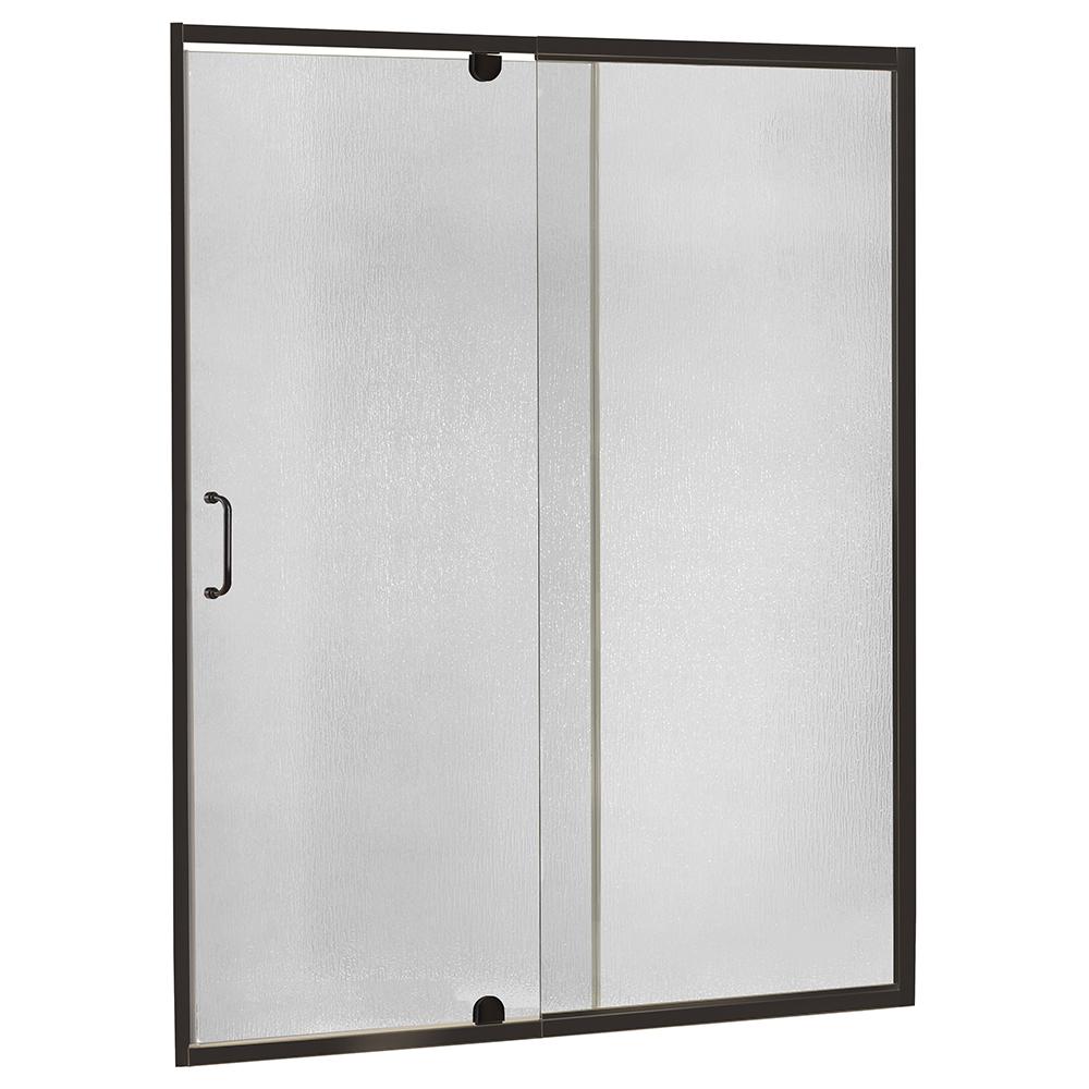 Foremost Cove 48 In W X 69 In H Semi Frameless Pivot Shower Door