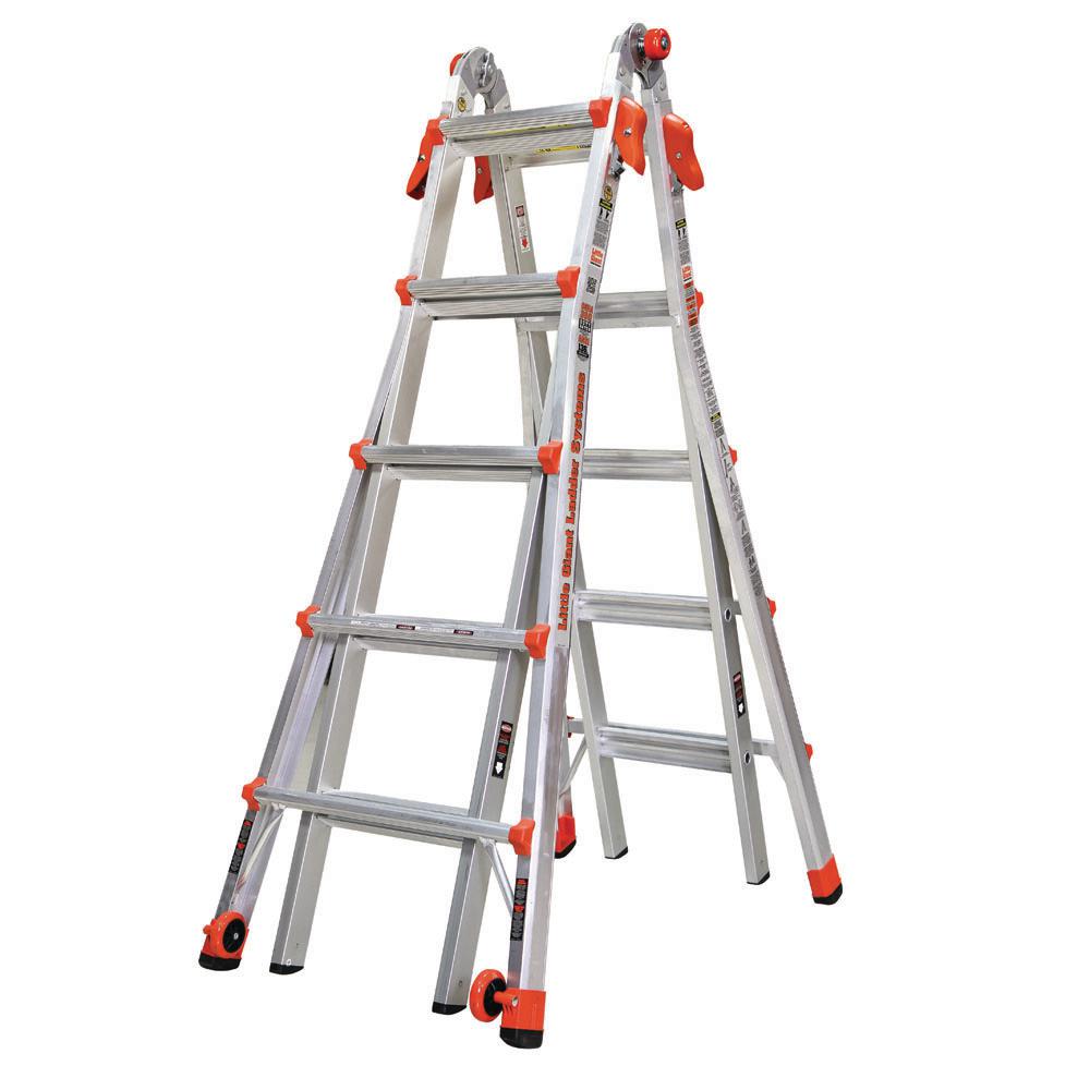 Little Giant Ladder Systems LT 22 ft. Aluminum Multi-Position Ladder ...