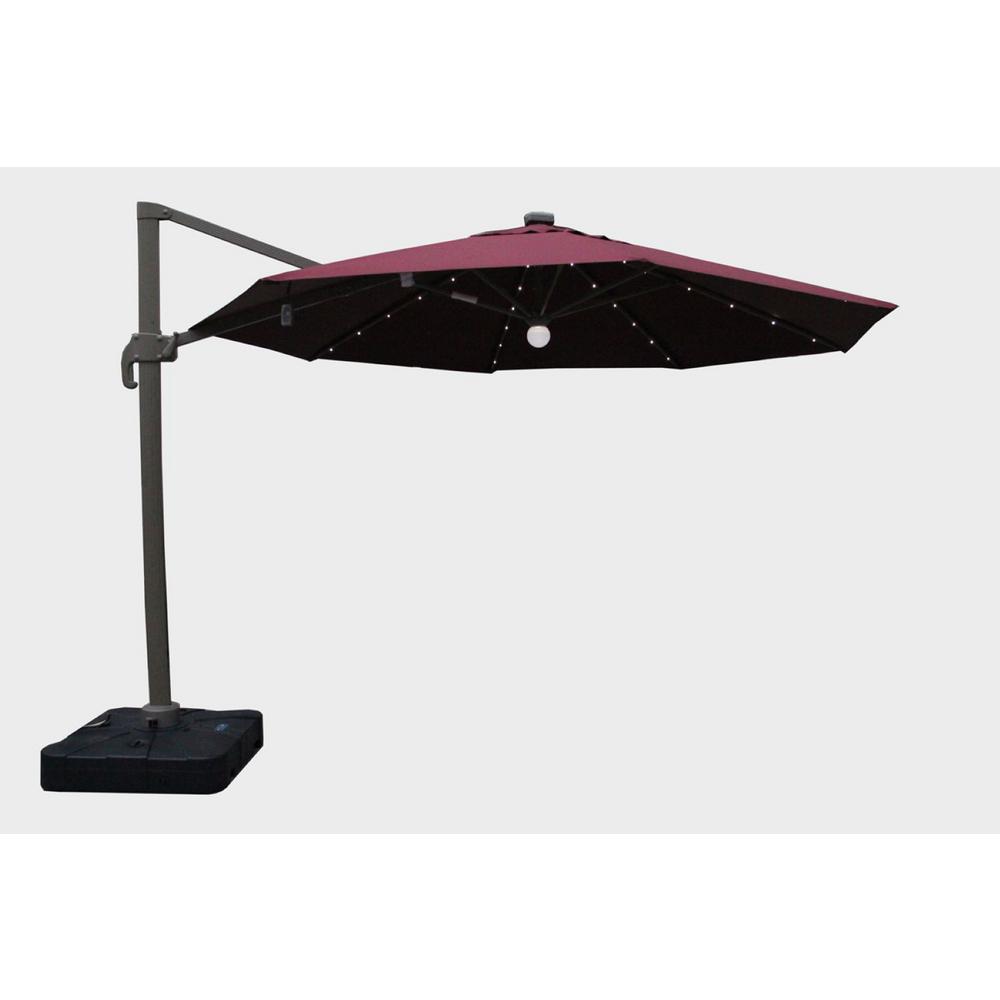 Envelor Renava Tortola 9 Ft Aluminum Cantilever Patio Umbrella In