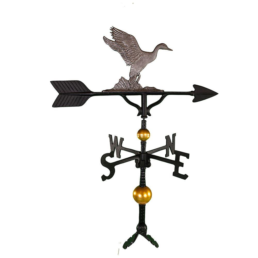 Black 32 Montague Metal Products WV-286-SB Mermaid Weathervane
