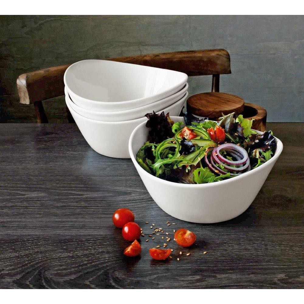 Over And Back Wavy Bowls Set Of 4 810314 The Home Depot