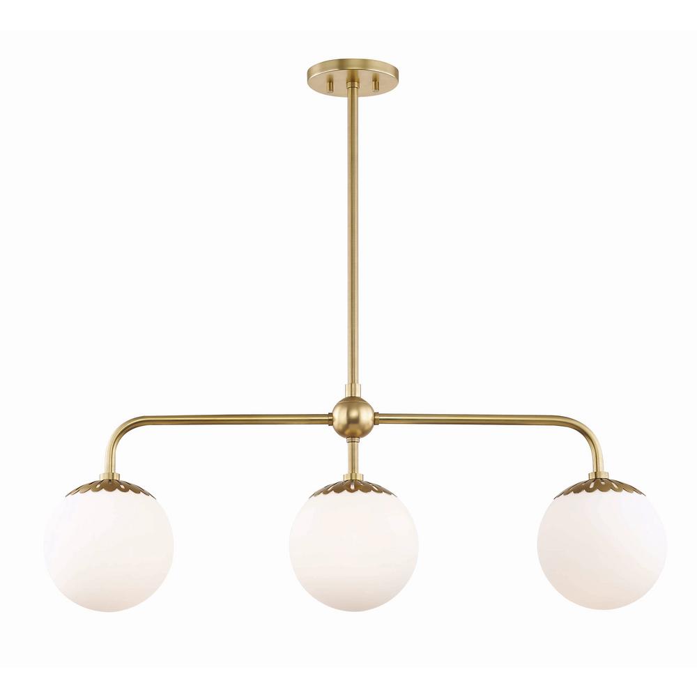 Gold Linear Bohemian Chandeliers Lighting The Home Depot Gold Linear Bohemian Chandeliers