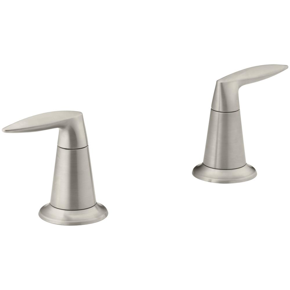 Kohler Alteo 4 In Centerset 2 Handle Bathroom Faucet In Vibrant Brushed Nickel K 45100 4 Bn 4755