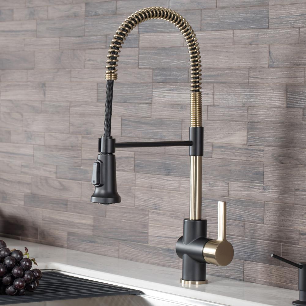 black faucet