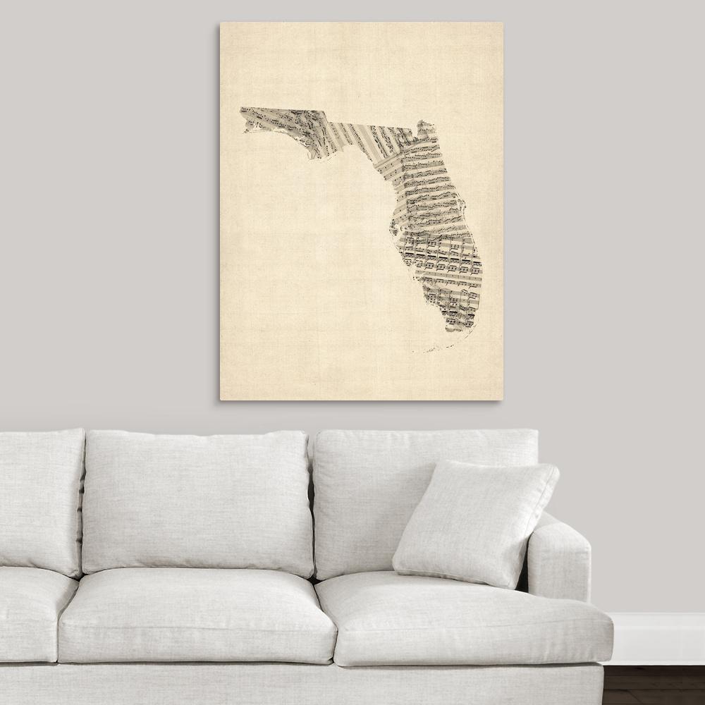 Greatbigcanvas 30 In X 40 Old Sheet Map Of Florida By Michael Tompsett Canvas Wall Art 2110834 24 30x40 The Home Depot - Baseball Bat Wall Mount Michaels Greatbigcanvas 30 In X 40 Old Sheet Map Of Florida By Michael Tompsett Canvas Wall Art 2110834 24 30x40 The Home Depot - Baseball Bat Wall Mount Michaels