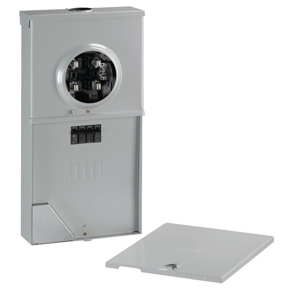 Midwest Electric Products 200 Amp 4-Space 4-Circuit Ringless Overhead