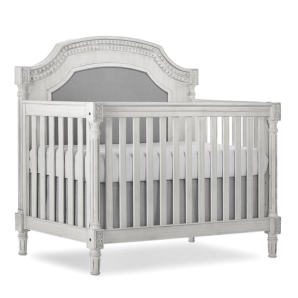 evolur julienne crib antique grey mist