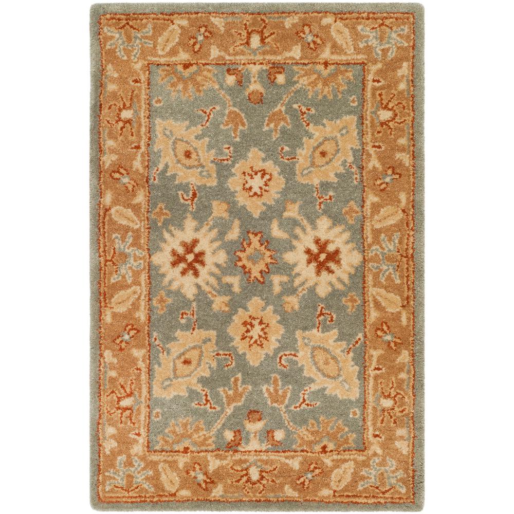 Safavieh Antiquity Blue/Beige 2 ft. x 3 ft. Area RugAT61A2 The Home Depot