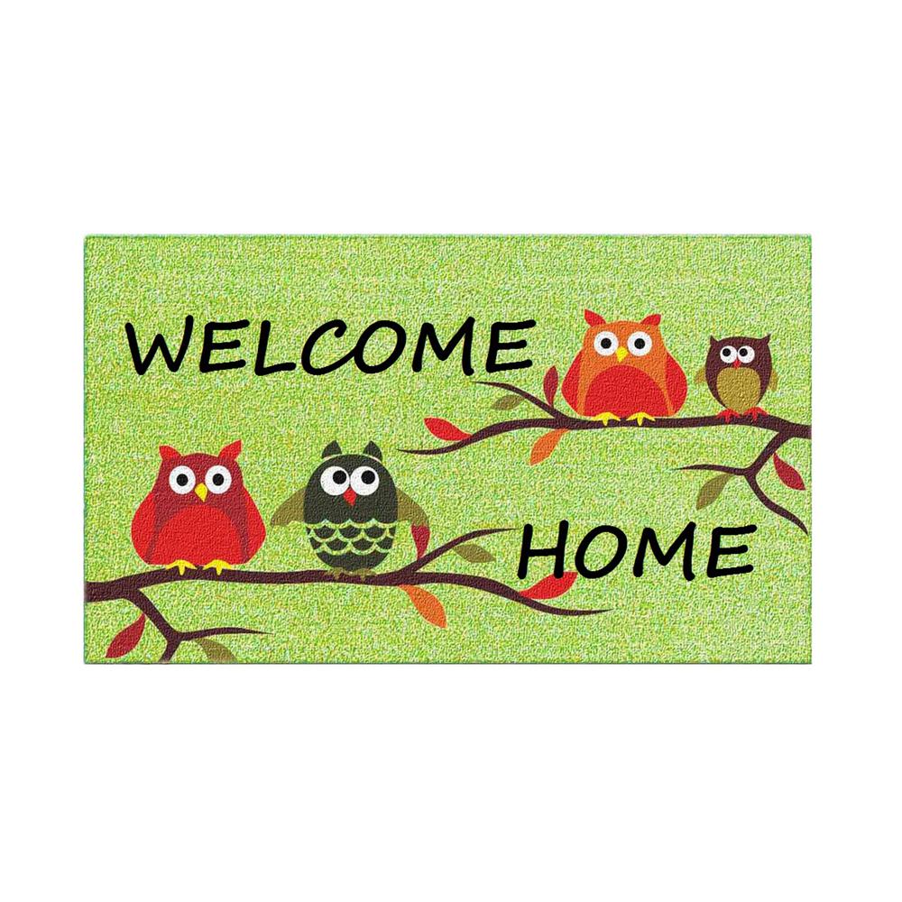 A1hc First Impression Welcome Home Printed 18 In X 30 In Pvc