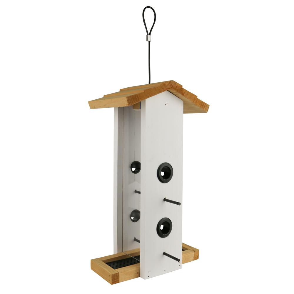 Wild Wings Vertical Cedar Wild Bird Feeder Wwlf1 The Home Depot