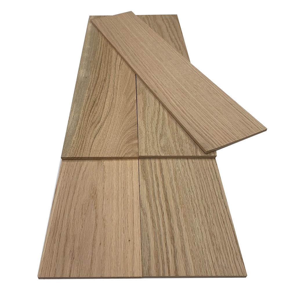 Swaner Hardwood 1/4 in. x 6 in. x 4 ft. Red Oak S4S Hobby Board (5Pack