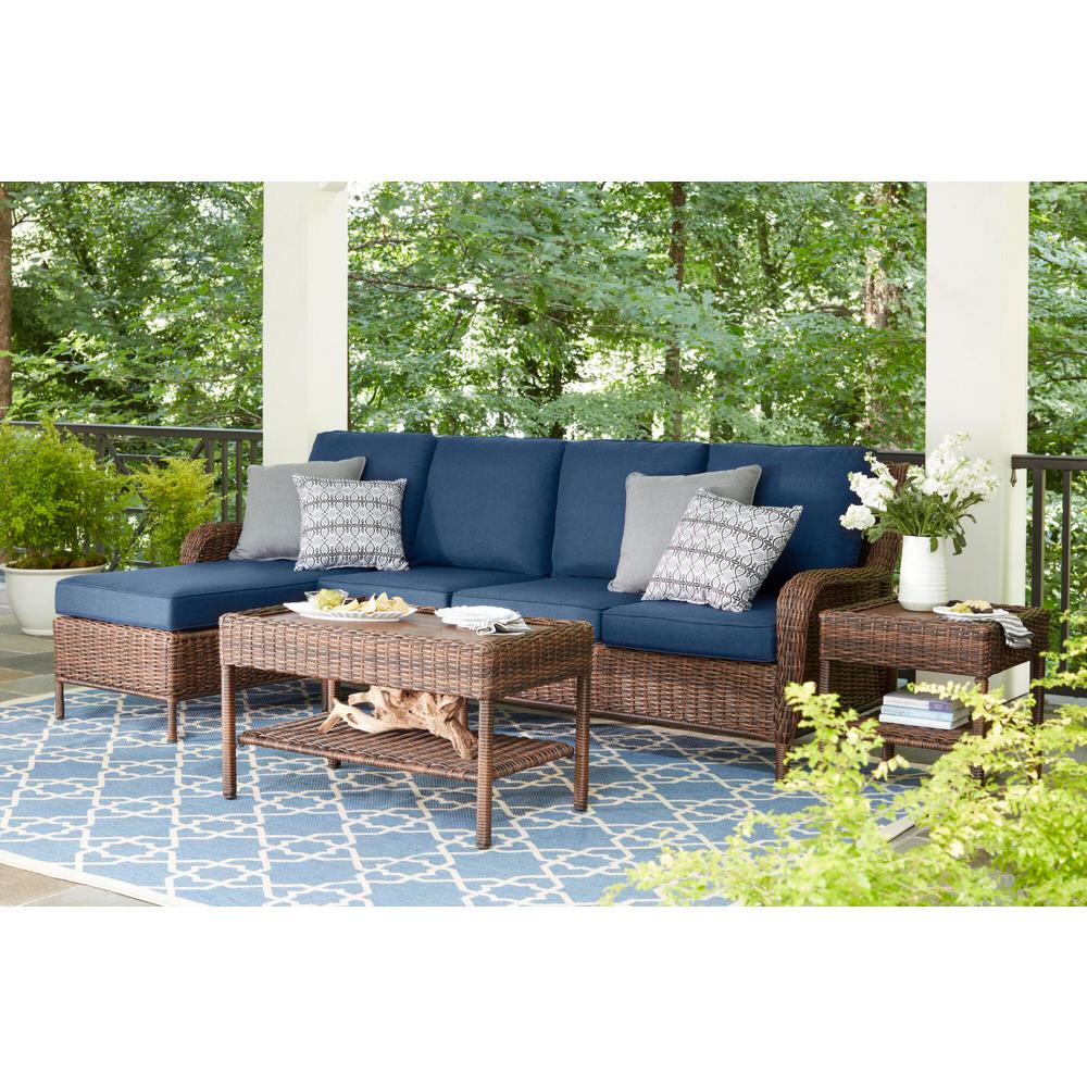 Arms Outdoor Sectionals Lounge Furniture The Home Depot Outdoor Lounge Furniture