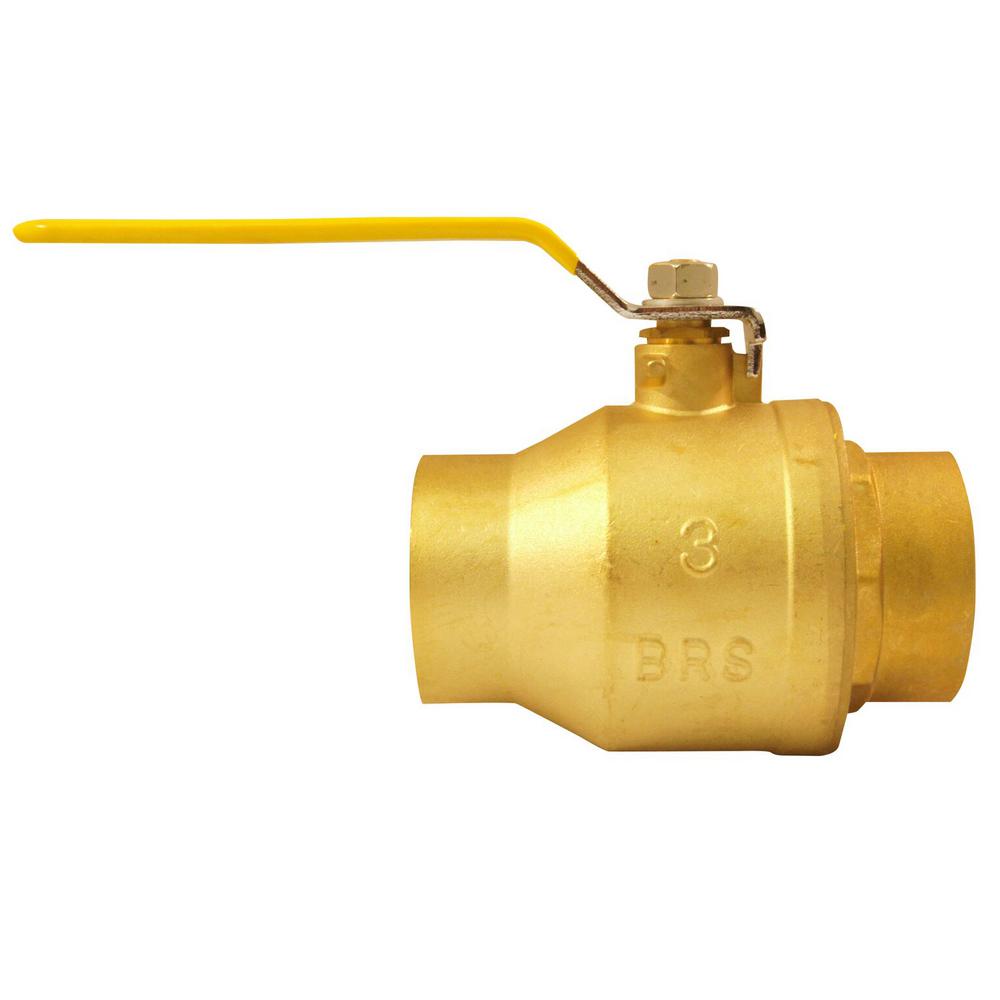 LEGEND VALVE 3 in. PVC Sweat True Union Ball Valve-T/S603 - The Home Depot