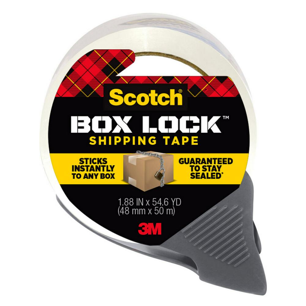 Packing Shipping Tape 1 Roll 75 Yds  NEW black/white Free Ship