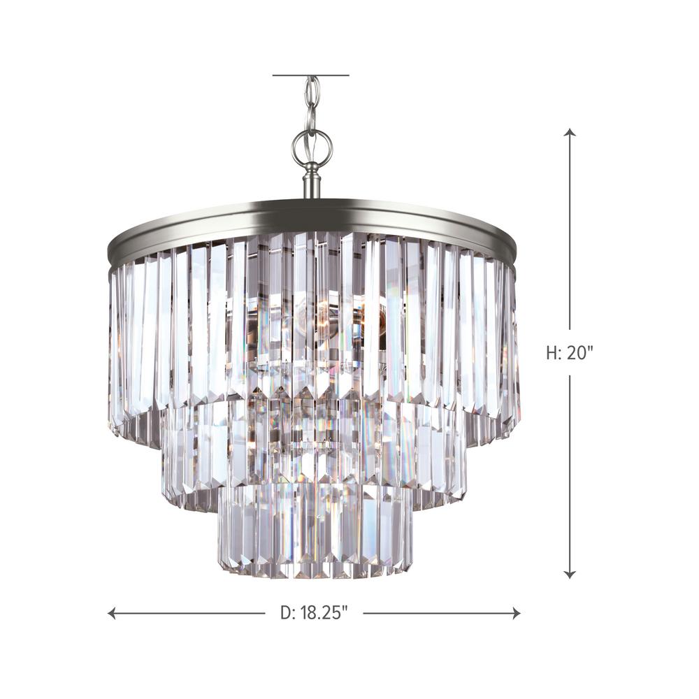 Sea Gull Lighting Carondelet 18 1875 In W 4 Light Antique Brushed Sea Gull Lighting Carondelet 18 1875 In