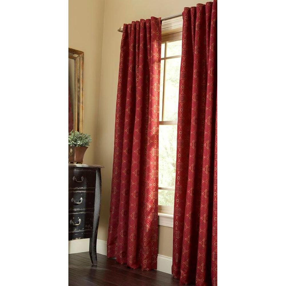 Red Martha Stewart Living Curtains Drapes Window