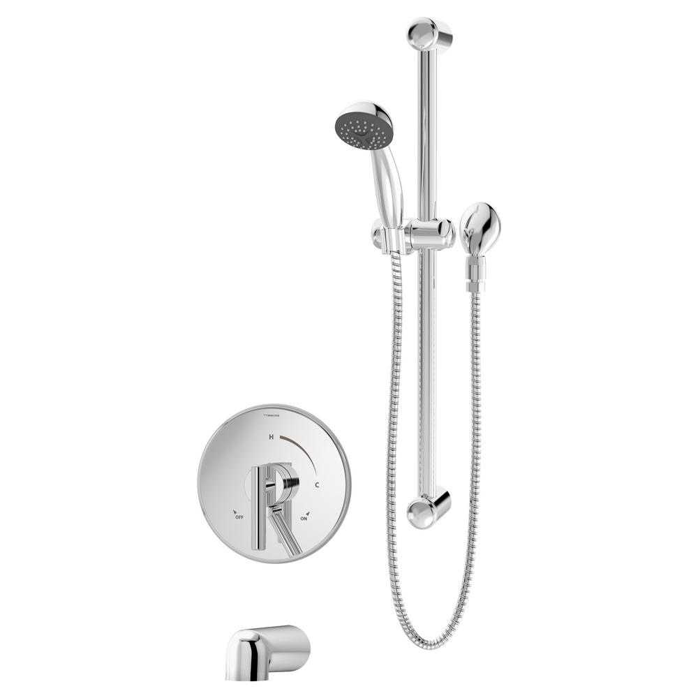 Symmons Dia 1Handle Tub/Hand Shower Trim Kit in Chrome (Valve Not