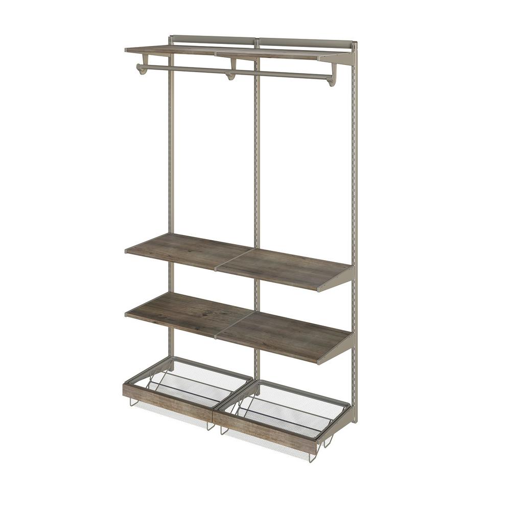 Knape Vogt Closet Culture 16 In D X 48 W 78 H With 6 Knape Vogt Closet Culture 16 In D X 48 W 78