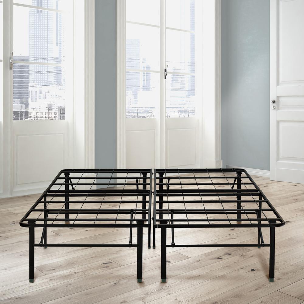 metal platform bed frame king