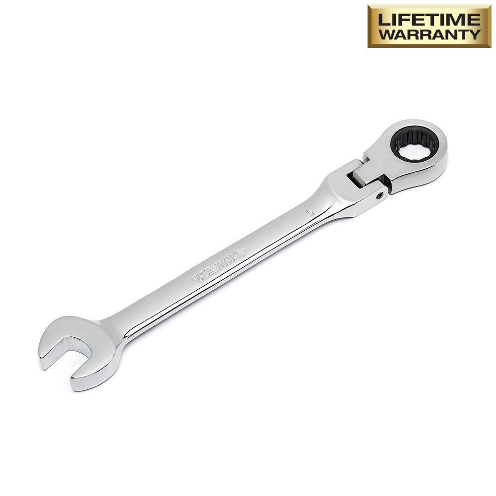 TEKTON 7 Mm Flex-Head Ratcheting Combination Wrench-WRN57107 - The Home ...