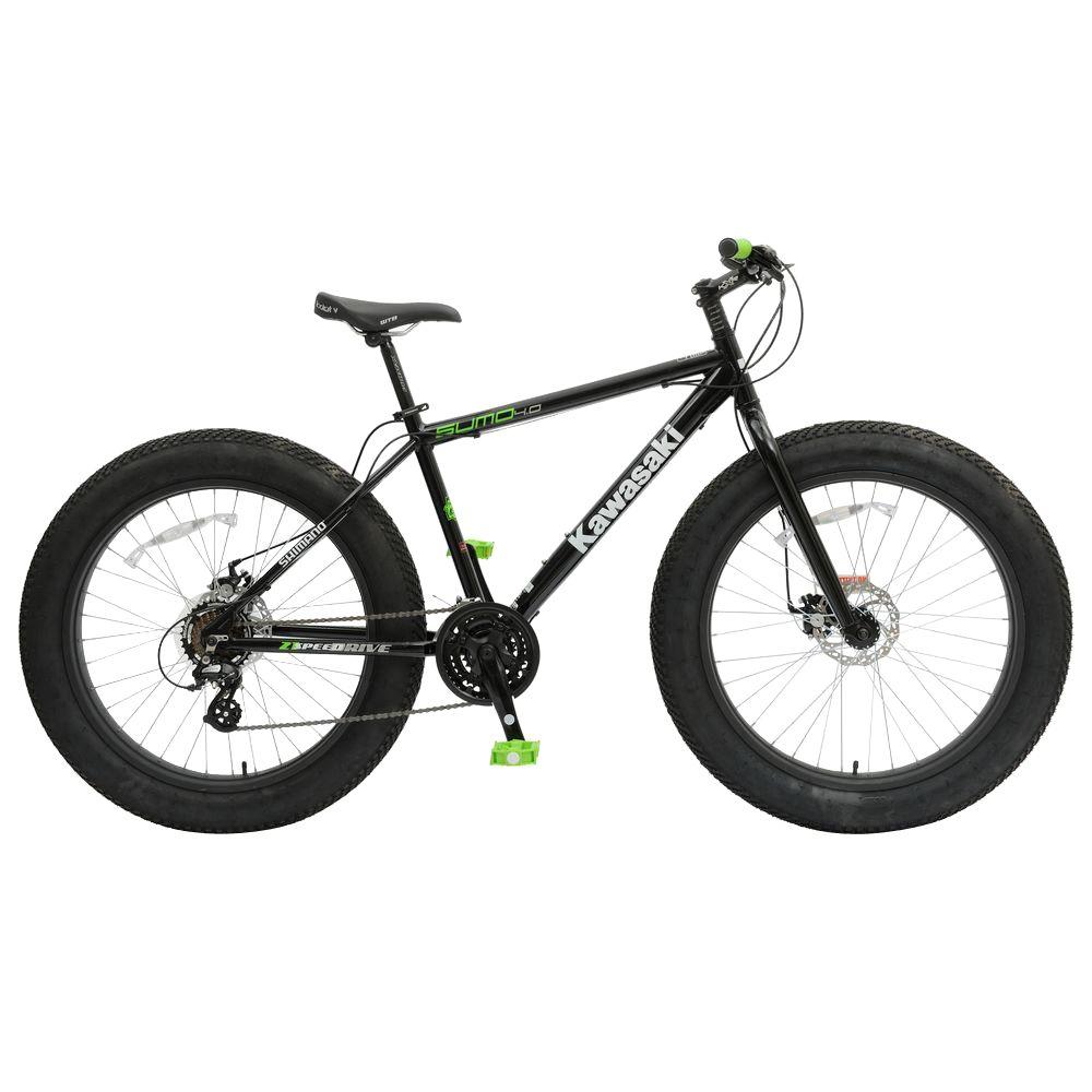 Kawasaki Sumo Fat Tire Bicycle, 26 x 4 in. Wheels, 18.5 in