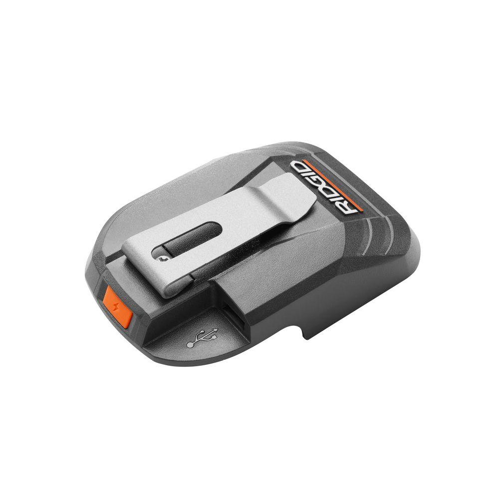 RIDGID 18Volt USB Portable Power Source with Activate ButtonAC86072B