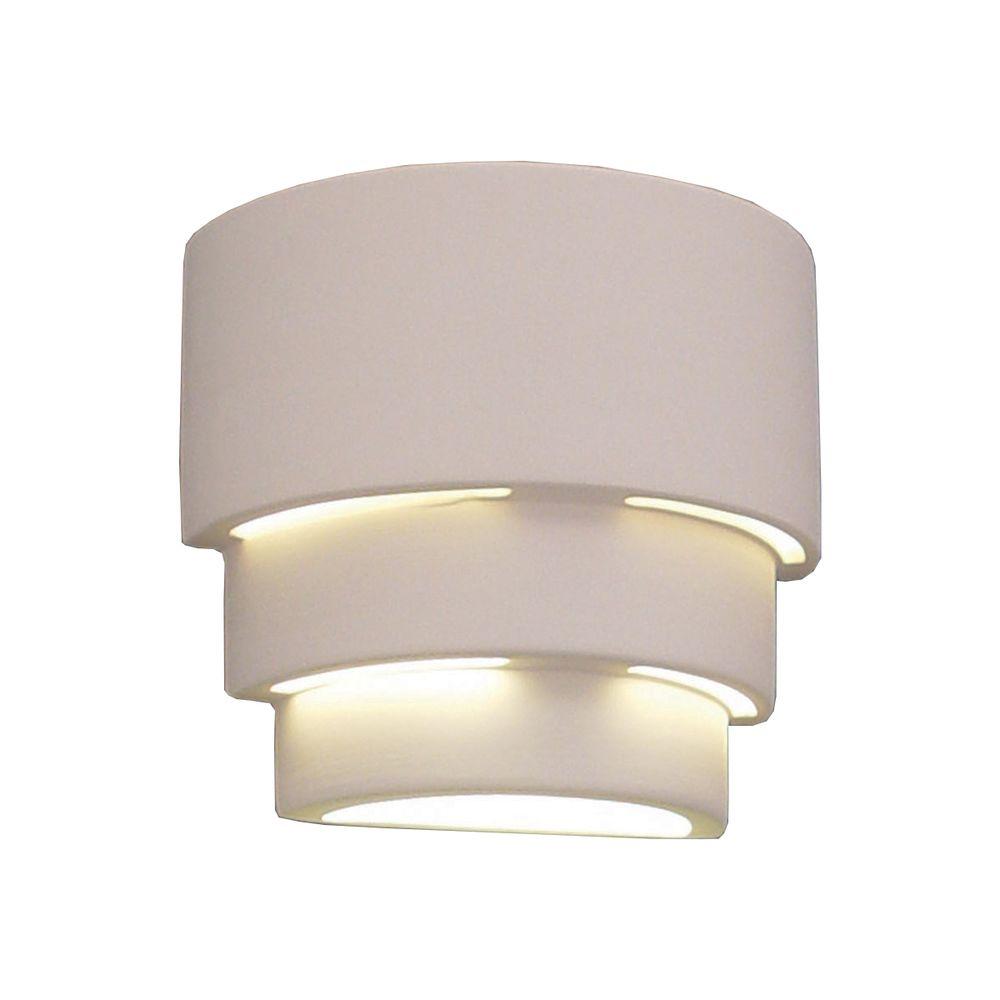 Outdoor Sconces Other 1 Ul Listed Lighting Daniel Paintable Bisque Ceramic Outdoor Wall Sconce