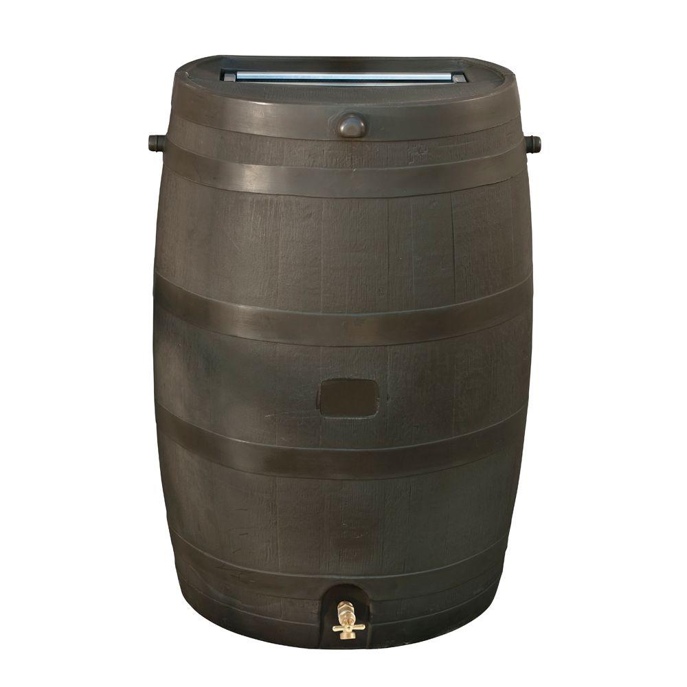 RTS Home Accents 50 Gal. Rain Barrel with Brass Spigot55100009005681