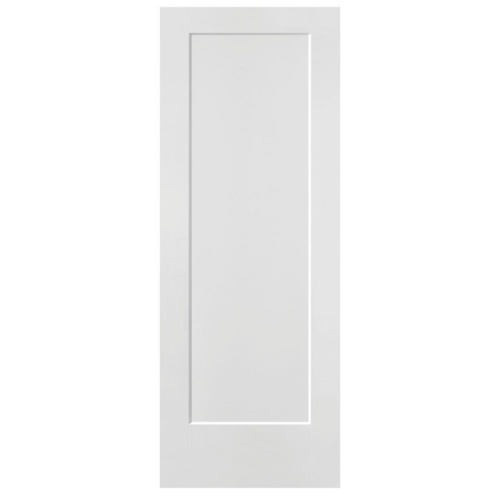 Masonite 30 In X 80 Solidoor Smooth 2 Panel Solid Core Primed 28 In X 80 Lincoln Park Primed 1 Panel Solid Core