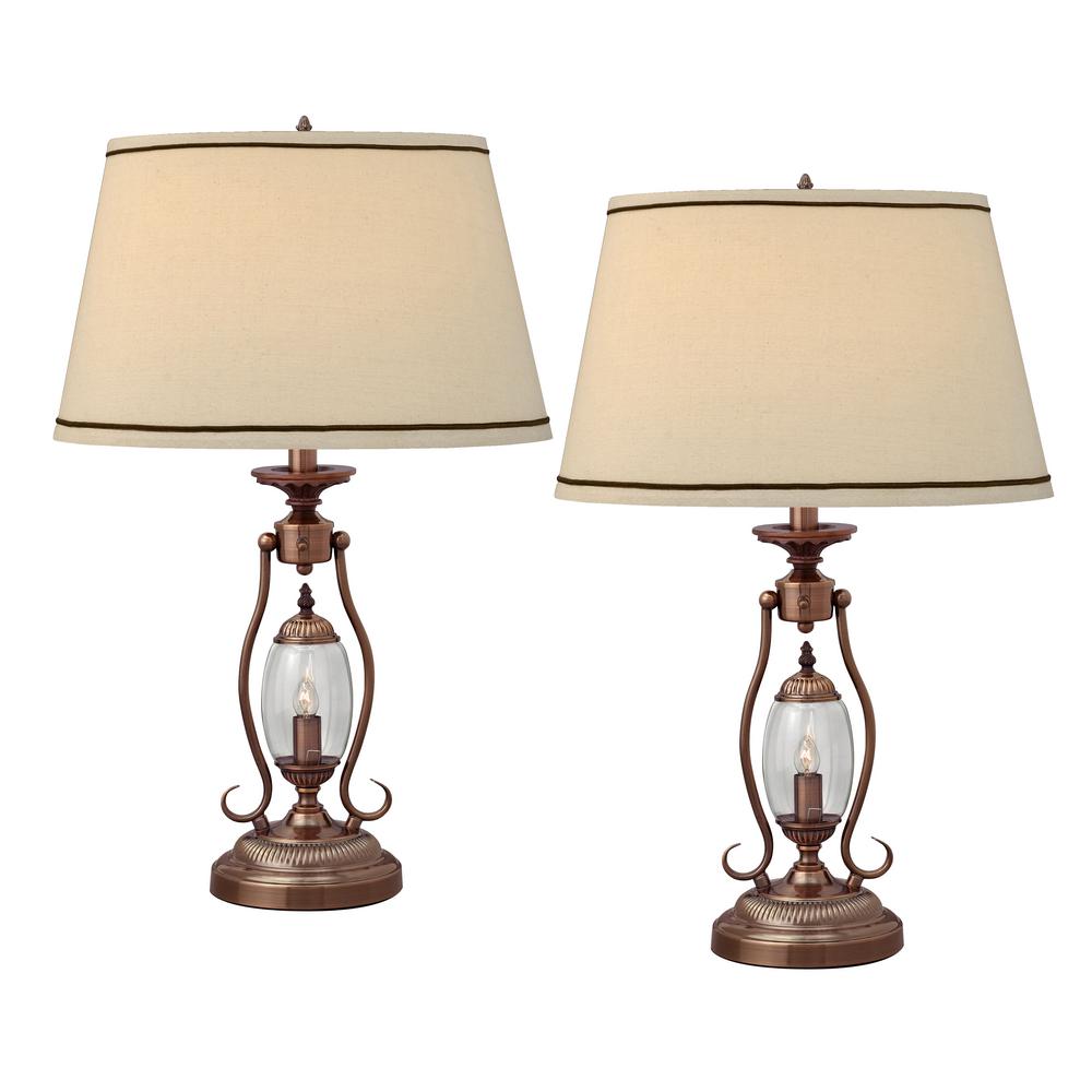 Revere 27 in. Legacy Bronze Table Lamp (Set of 2)-LB789LHBT-STP - The ...