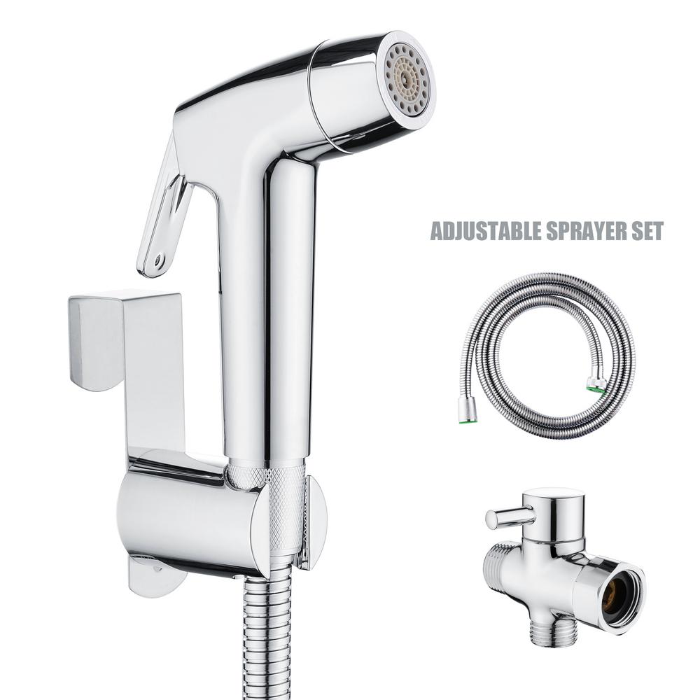 ruiling ABS Hand-held Bidet Toilet Sprayer Set in Silver-ATK-186 - The ...