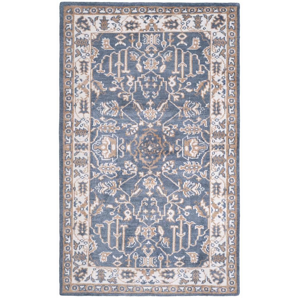 Safavieh Stone Wash Blue Ivory 4 Ft X 6 Area Rug