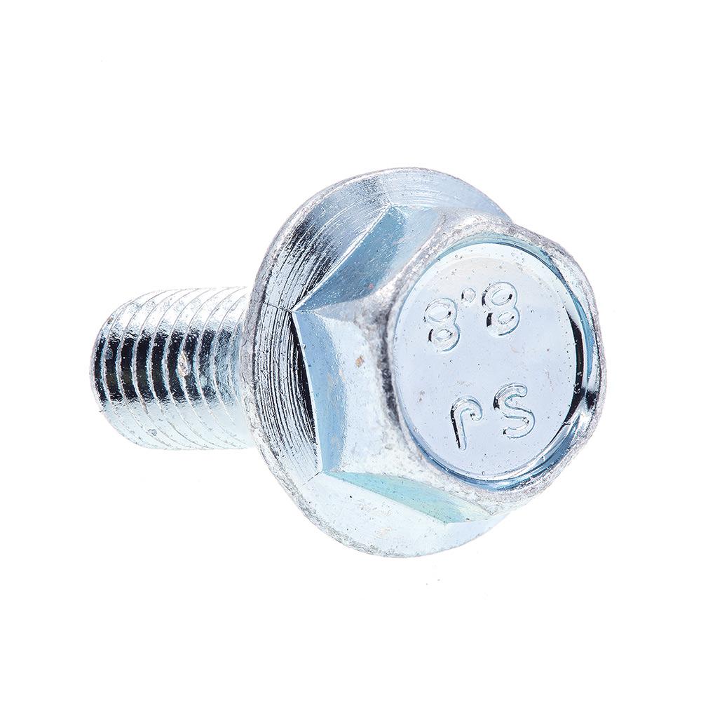 Bulloni Inox Catalogo Bullone Testa Esagonale Flangiato In Acciaio Inox M6x16mm - Passo 1.0mm, Ricambio Per Moto Bullone Acciaio Inox M6x16mm