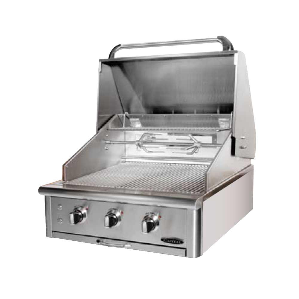 Capital Precision 3-Burner Built-In Stainless Steel Natural Gas ...