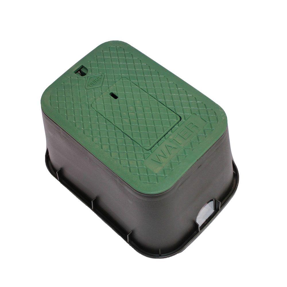 Dura Round Sprinkler Valve Box Replacement Lids Size 6/" Color Green