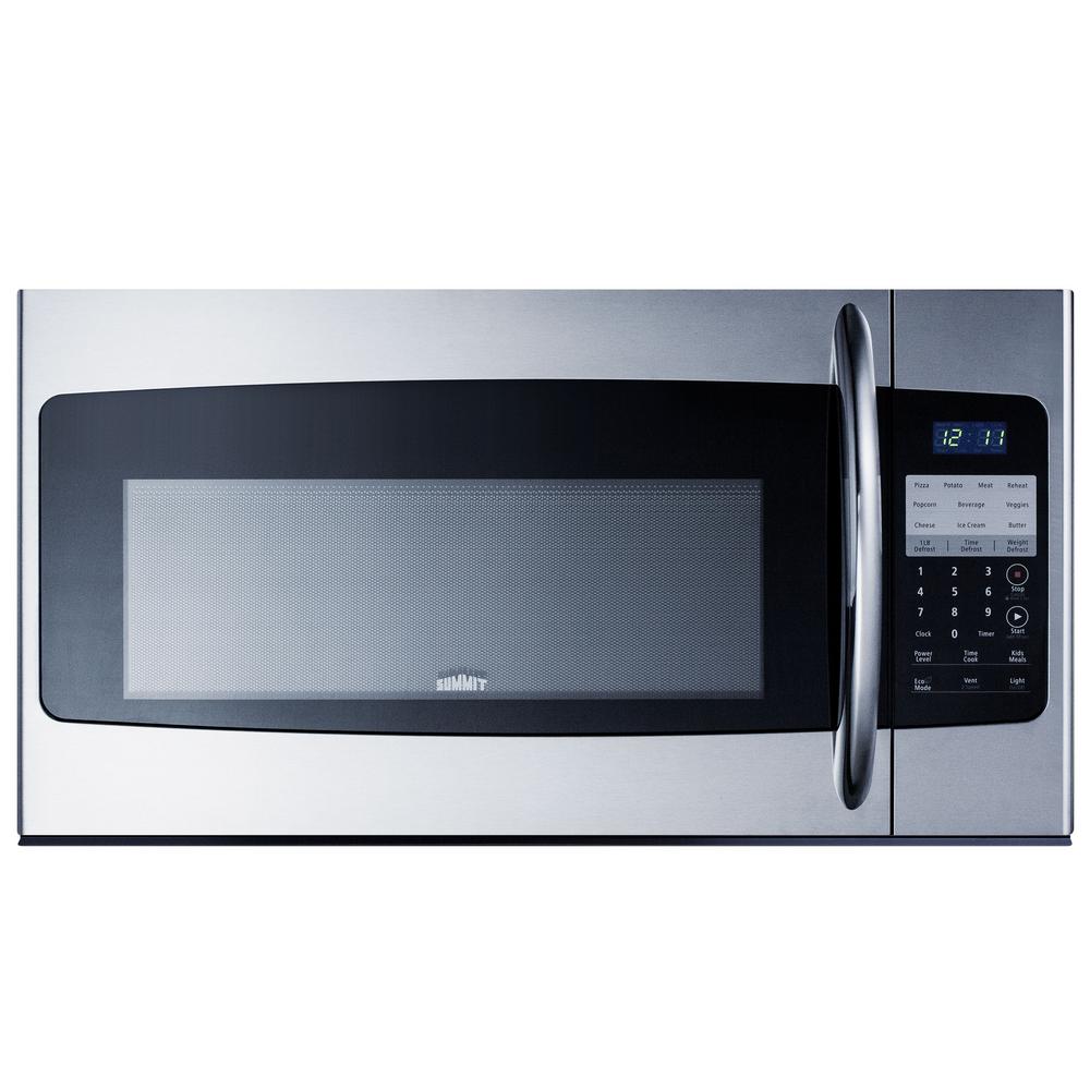 Haier 24 In 1 4 Cu Ft Over The Range Microwave Stainless Steel Over The Range Microwave In Stainless Steel