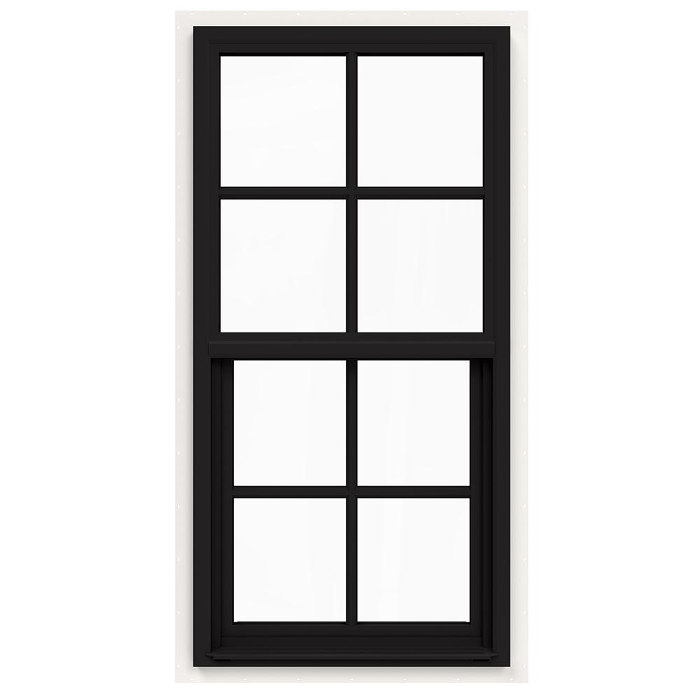 black window grids