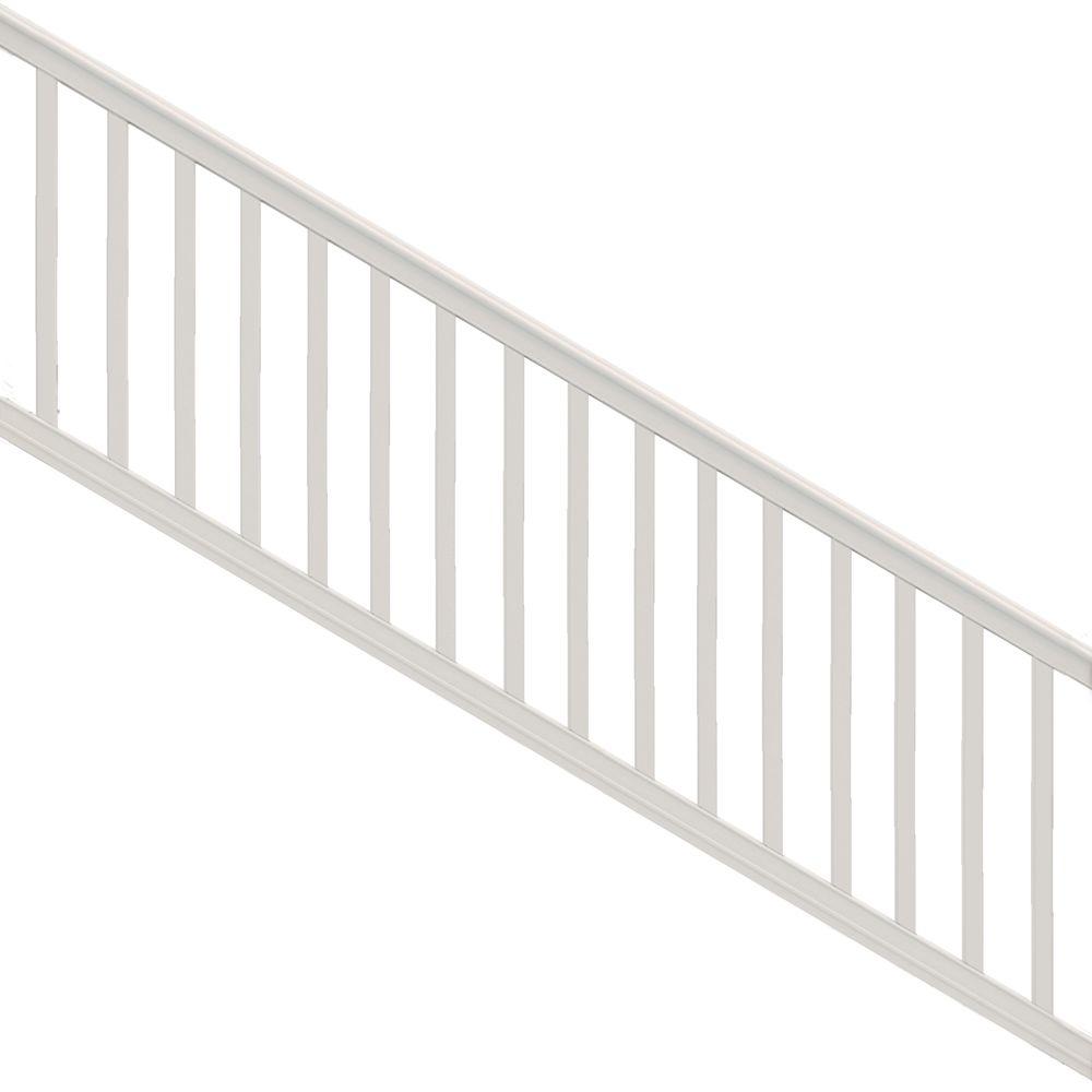 Veranda Premier Series 8 ft. x 36 in. White Stair Rail