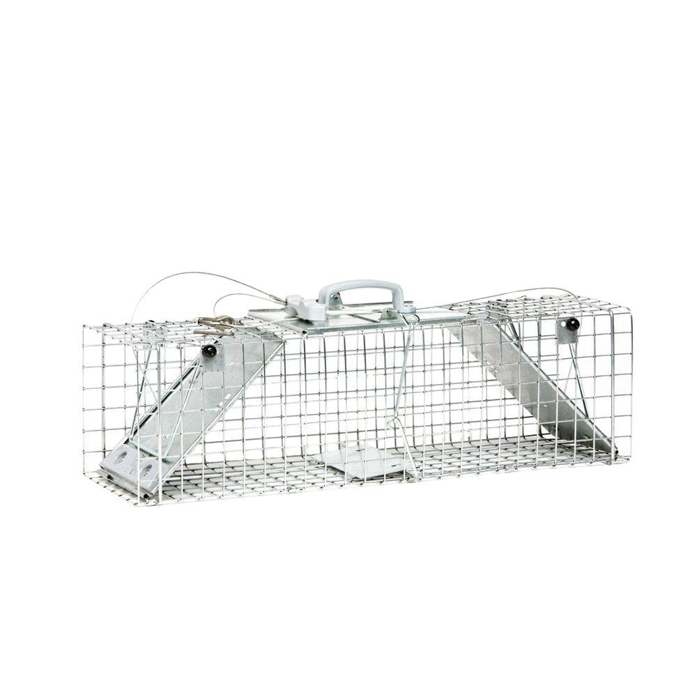 Havahart Medium 2-Door Easy Set Live Animal Cage Trap-1062 - The Home Depot