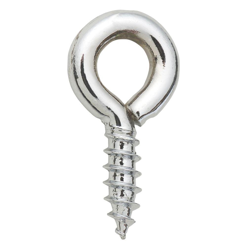 OOK 3 lb. Steel Brass and Gold Screw Eyes (5Pack)50704 The Home Depot