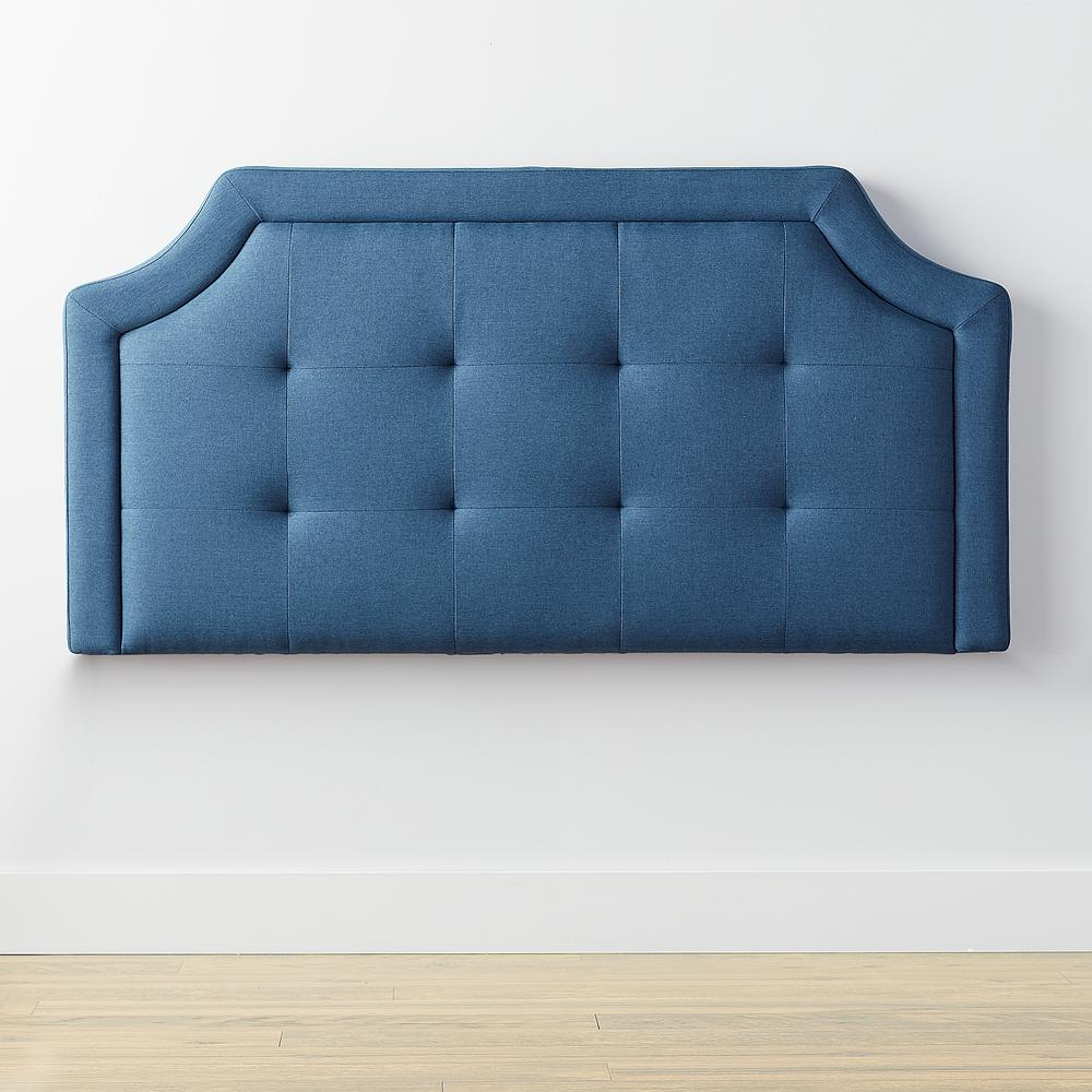 Brookside Upholstered ScoopEdge Headboard with Square Tufting King