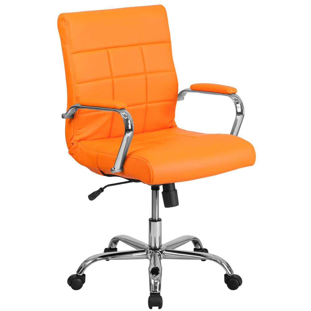 Flash Furniture Orange Office Desk Chair Go2240org The Home Depot Flash Furniture Orange Office Desk Chair