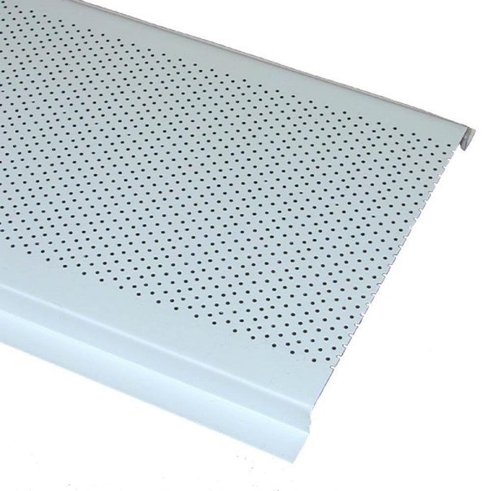 Decomesh 6 In X 8 Ft Center Undereave Vent White Dm0006 The Center Undereave Vent In White