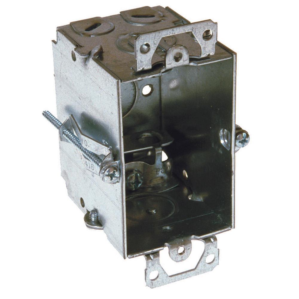 RACO 2 inch Deep Switch Box Gangable with AC/MC/Flex Clamps (25-Pack) by RACO